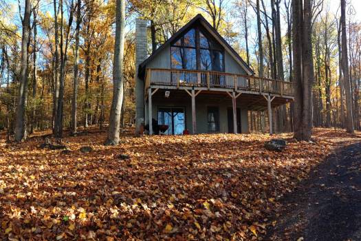 Zach's epic retreat -- but imagine lots of snow and ice. And deer.