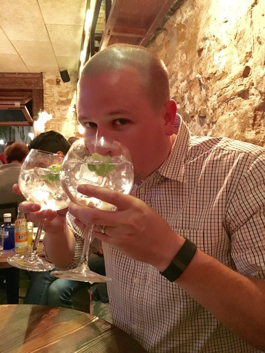 You don't double-fist G&Ts?