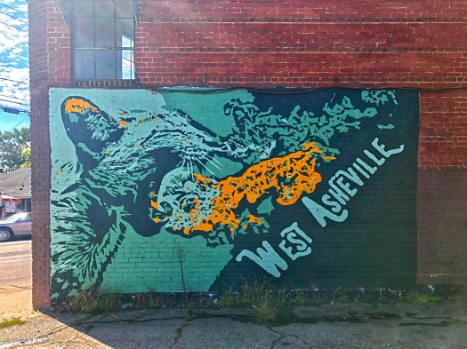 mural in west asheville