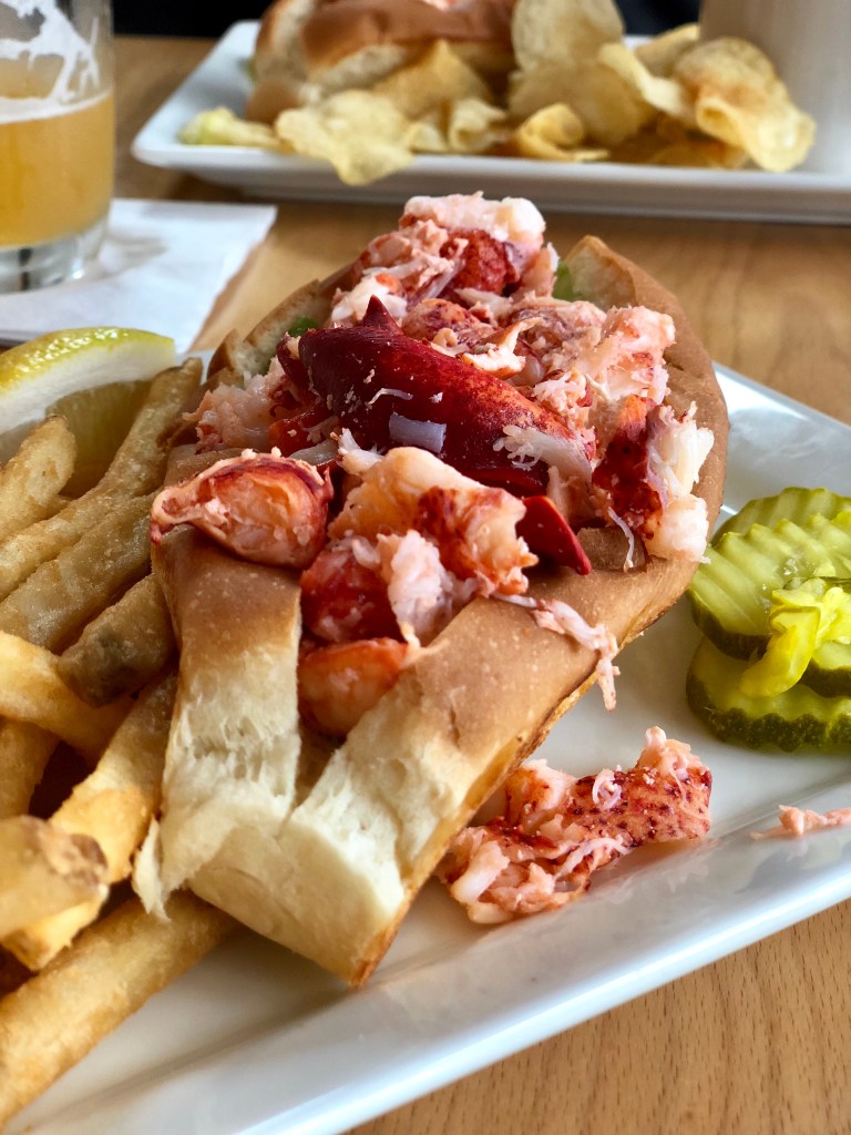 Lobster roll in Maine